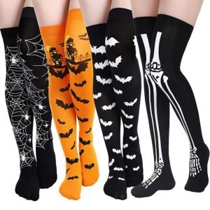 Halloween Thigh High Socks