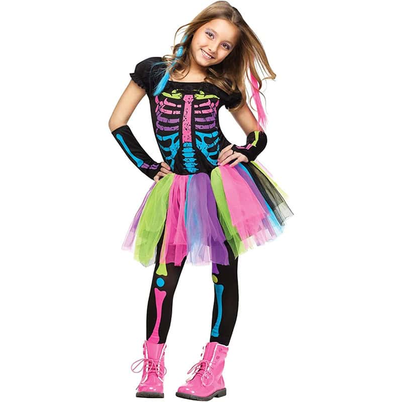 Neon Skeleton Costume
