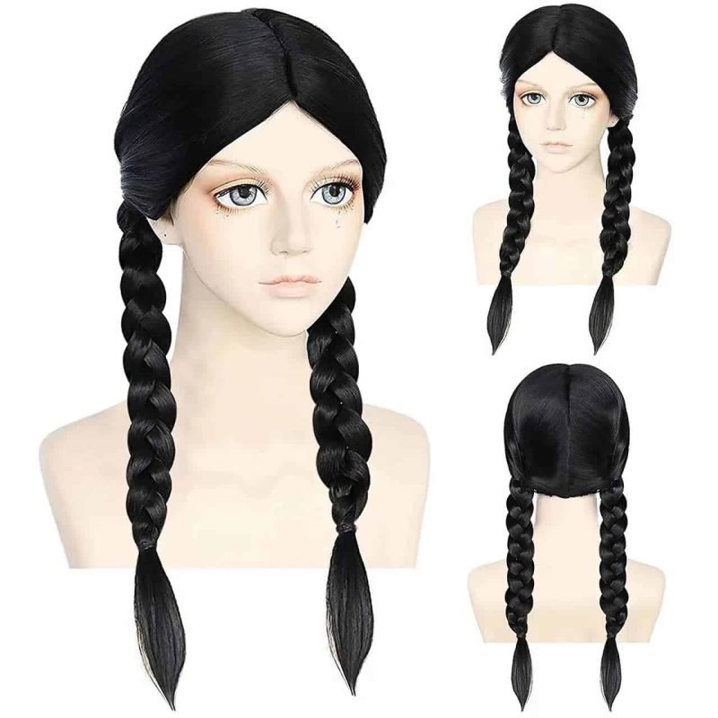 Adult Braided Pigtail Wig